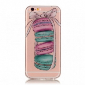 Hoesje voor iPhone 6 / 6S Transparante Gastronomische Macarons