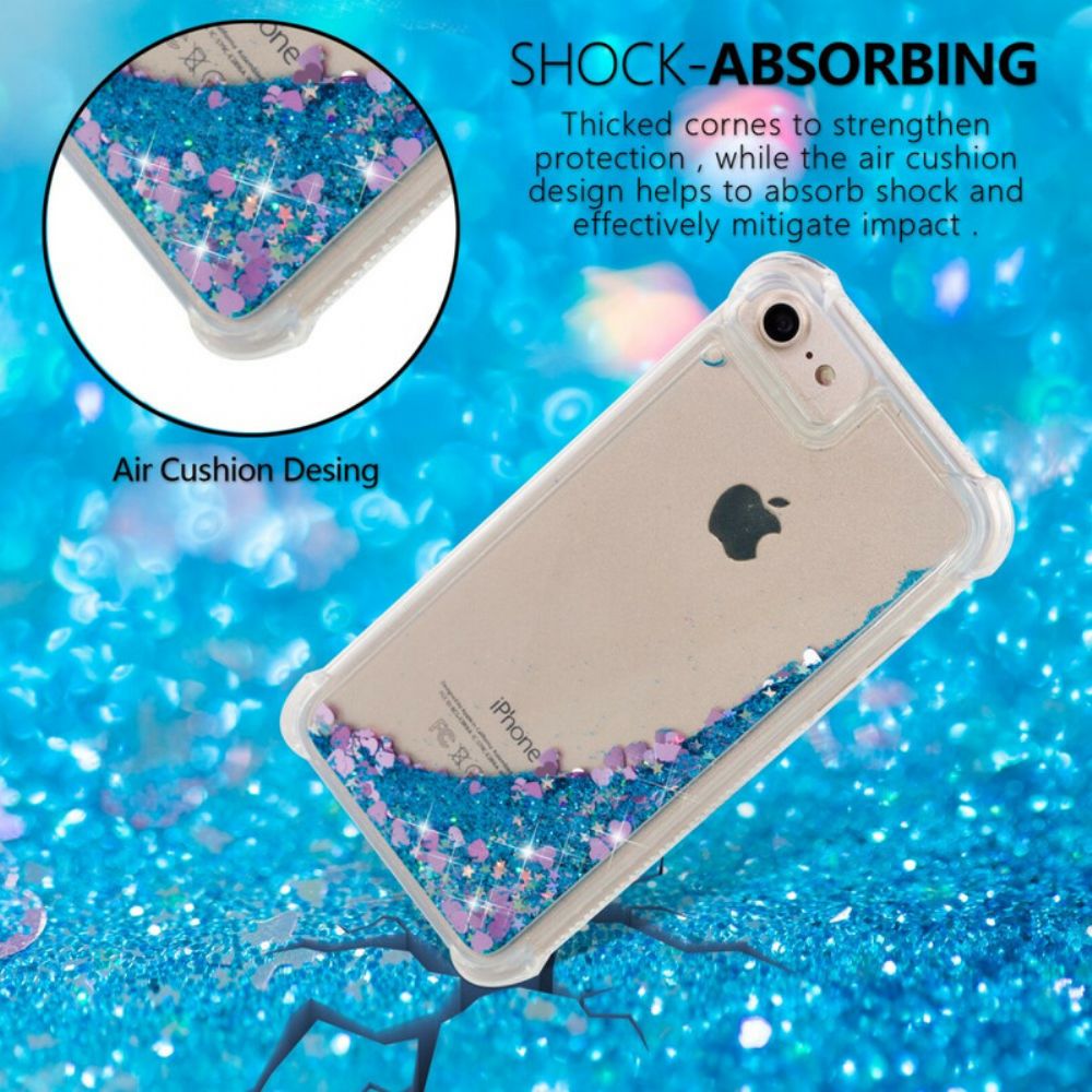 Hoesje voor iPhone 6 / 6S Wil Je Glitter