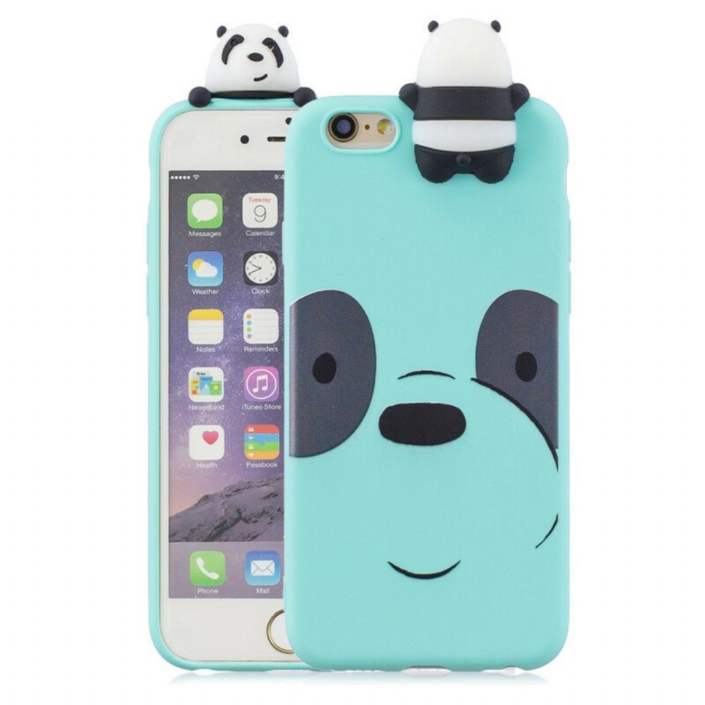 Telefoonhoesje voor iPhone 6 / 6S Eric De Panda 3d