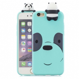 Telefoonhoesje voor iPhone 6 / 6S Eric De Panda 3d