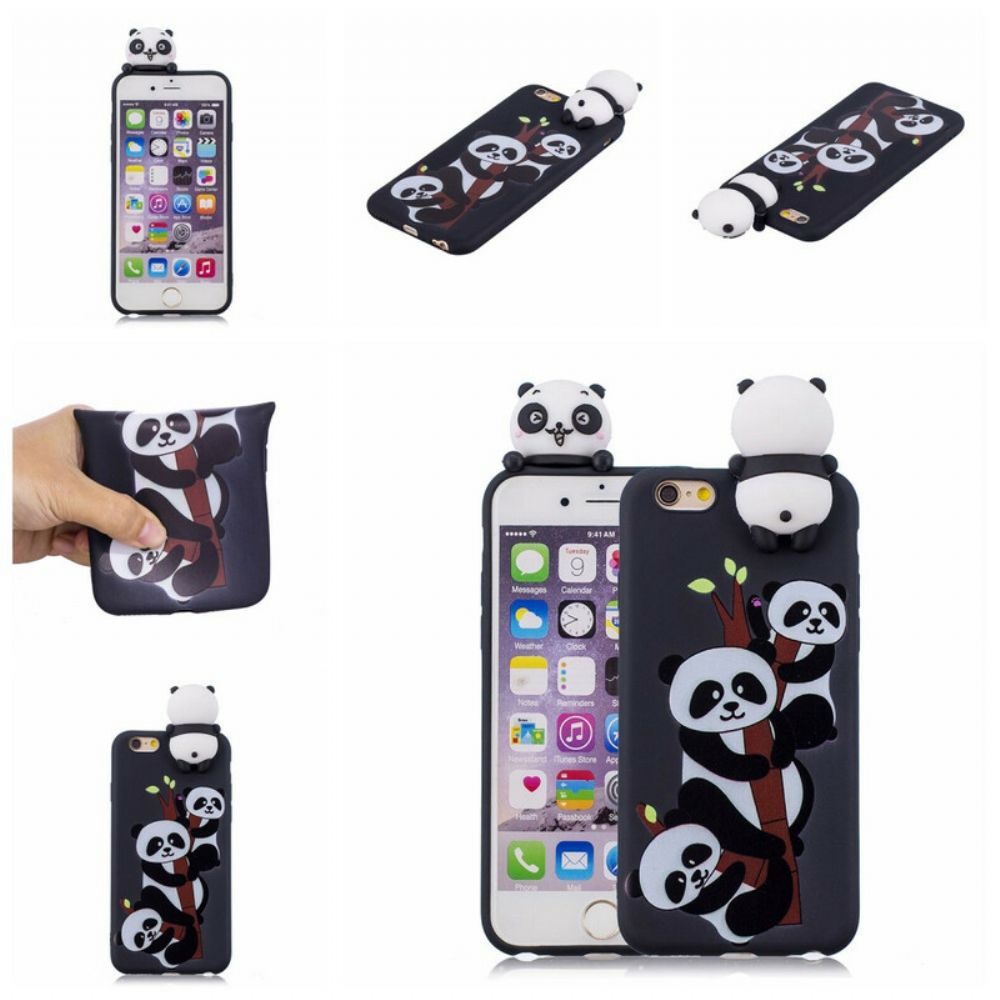 Telefoonhoesje voor iPhone 6 / 6S Eric De Panda 3d