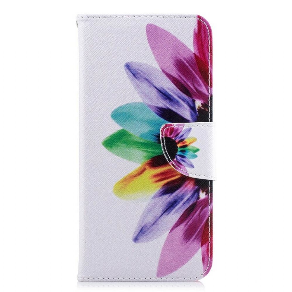 Folio-hoesje voor Huawei P Smart Plus Aquarel Bloem