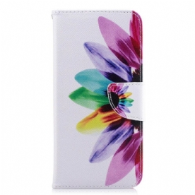 Folio-hoesje voor Huawei P Smart Plus Aquarel Bloem