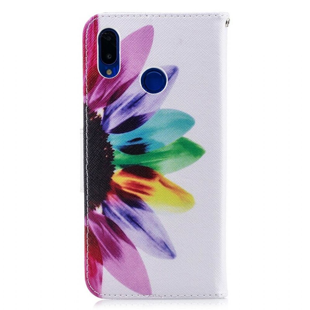 Folio-hoesje voor Huawei P Smart Plus Aquarel Bloem