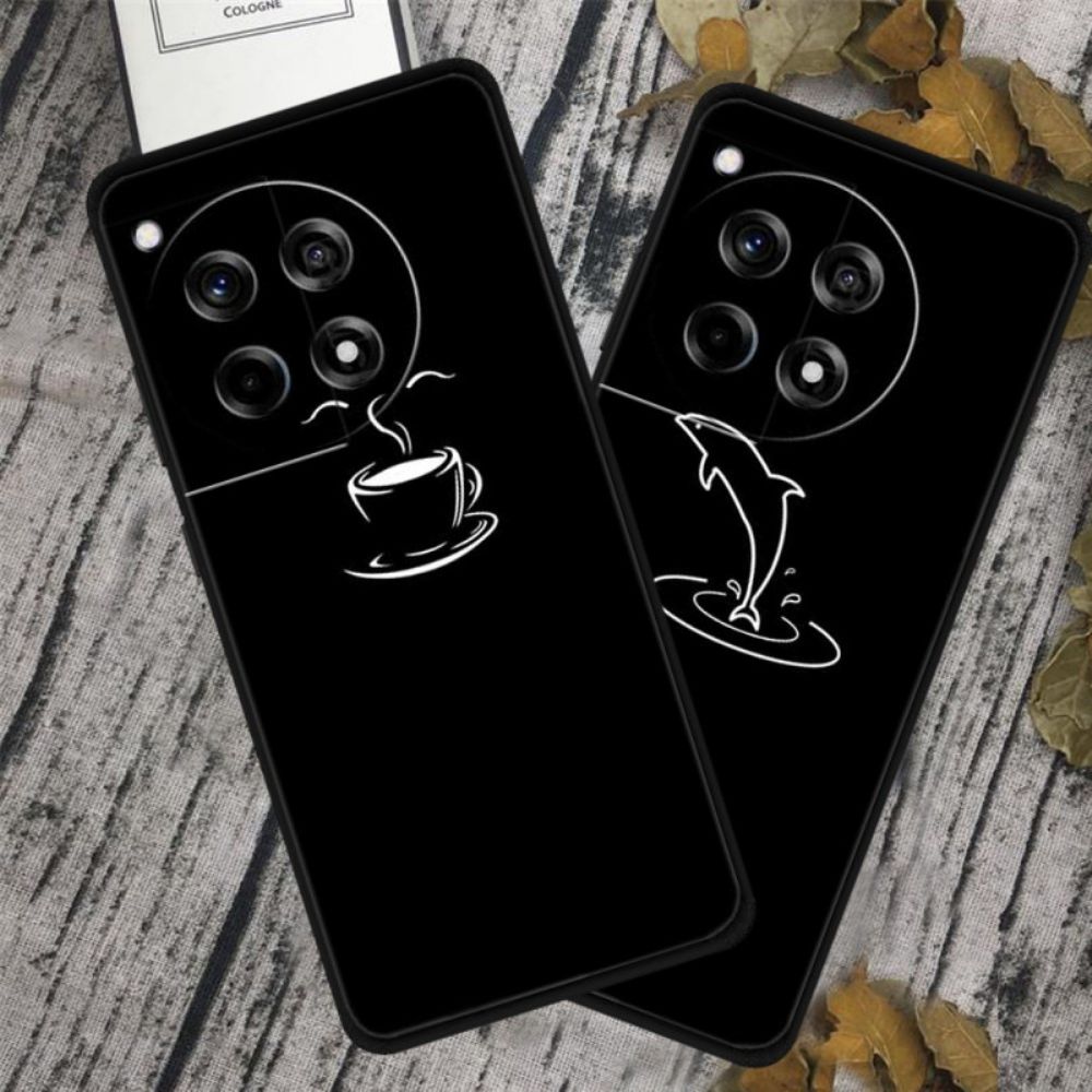 Cover Hoesje Oneplus 12r Telefoonhoesje Kleine Olifant