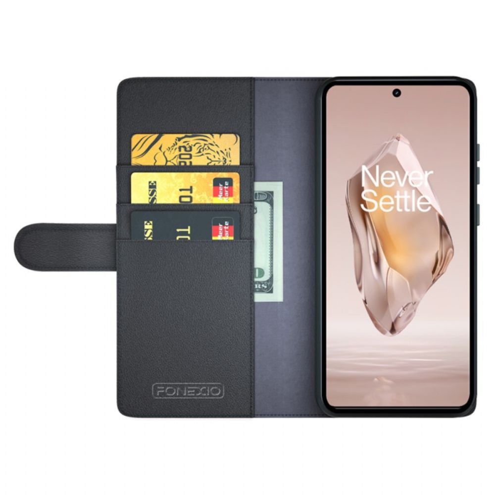 Folio-hoesje Oneplus 12r Leer