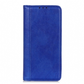 Folio-hoesje Oneplus 12r Litchi-textuur