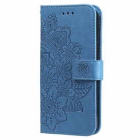 Leren Hoesje Voor Oneplus 12r Mandala Met Riempje