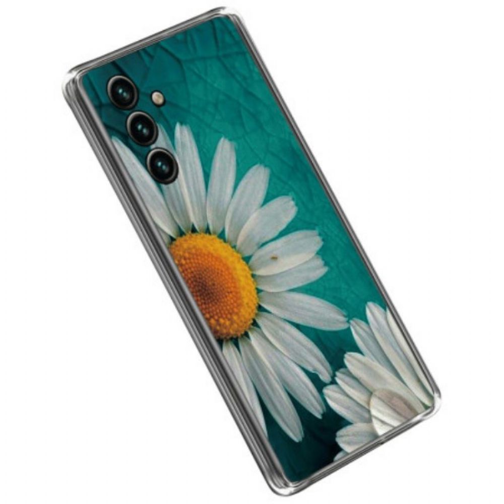 Hoesje voor Samsung Galaxy A14 / A14 5G Leer Textuur