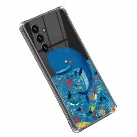 Hoesje voor Samsung Galaxy A14 / A14 5G Stammen Olifant