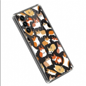 Hoesje voor Samsung Galaxy A14 / A14 5G Tijger Print