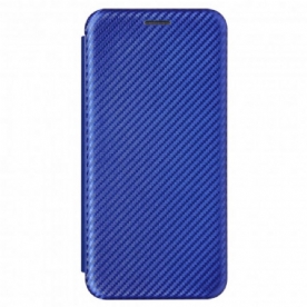 Bescherming Hoesje voor Samsung Galaxy XCover 5 Folio-hoesje Koolstofvezel