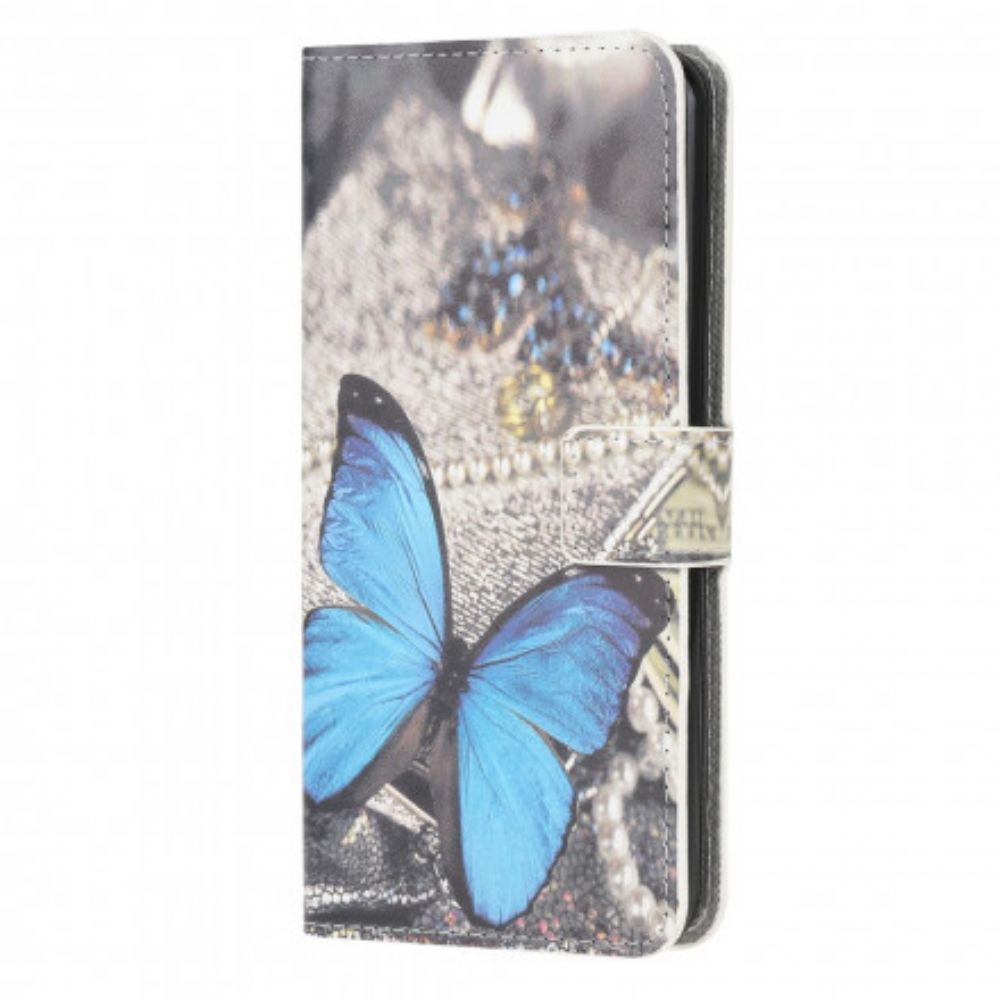 Folio-hoesje voor Samsung Galaxy XCover 5 Blauwe Vlinder