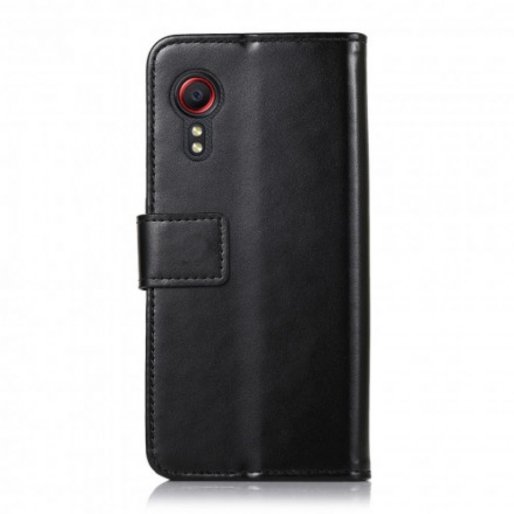 Folio-hoesje voor Samsung Galaxy XCover 5 Driekleurig Leereffect