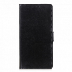 Folio-hoesje voor Samsung Galaxy XCover 5 Eenvoudig Glanzend Leereffect