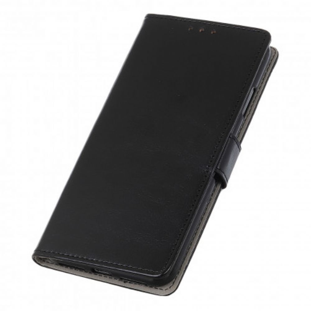 Folio-hoesje voor Samsung Galaxy XCover 5 Eenvoudig Glanzend Leereffect