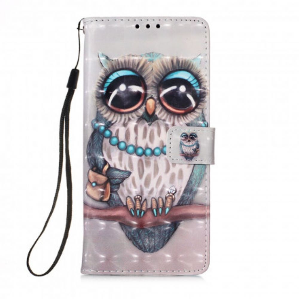 Folio-hoesje voor Samsung Galaxy XCover 5 Juffrouw Uil