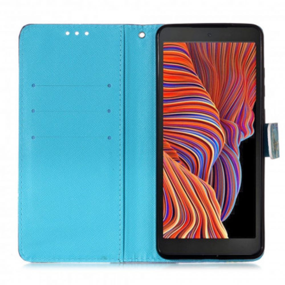 Folio-hoesje voor Samsung Galaxy XCover 5 Juffrouw Uil