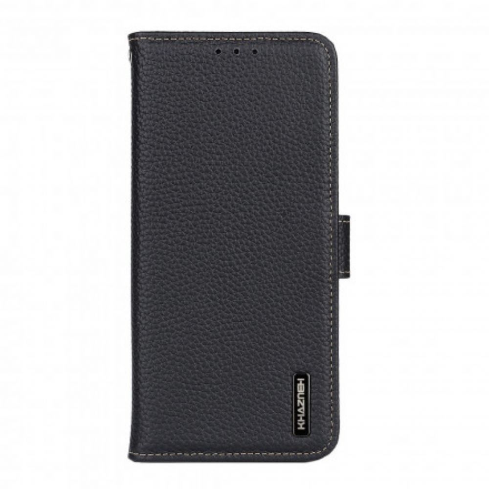 Folio-hoesje voor Samsung Galaxy XCover 5 Litchi Khazneh Leer