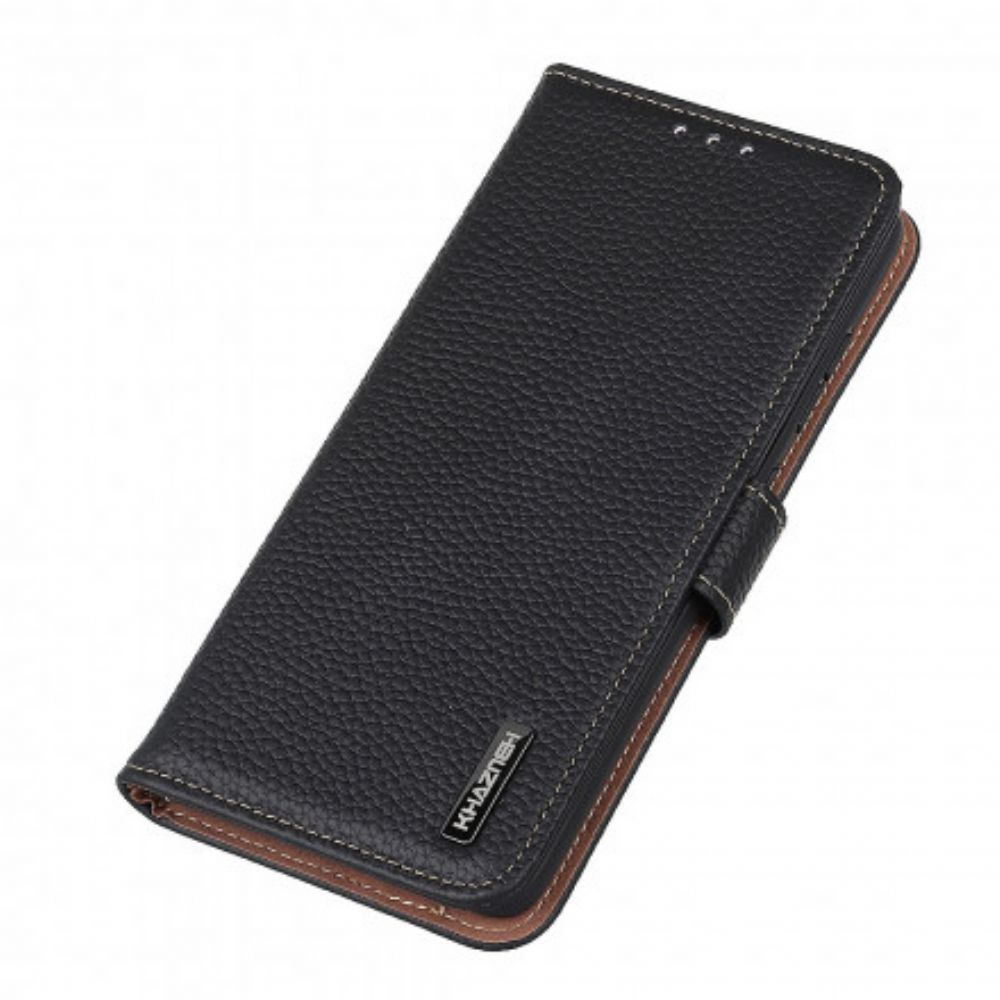 Folio-hoesje voor Samsung Galaxy XCover 5 Litchi Khazneh Leer