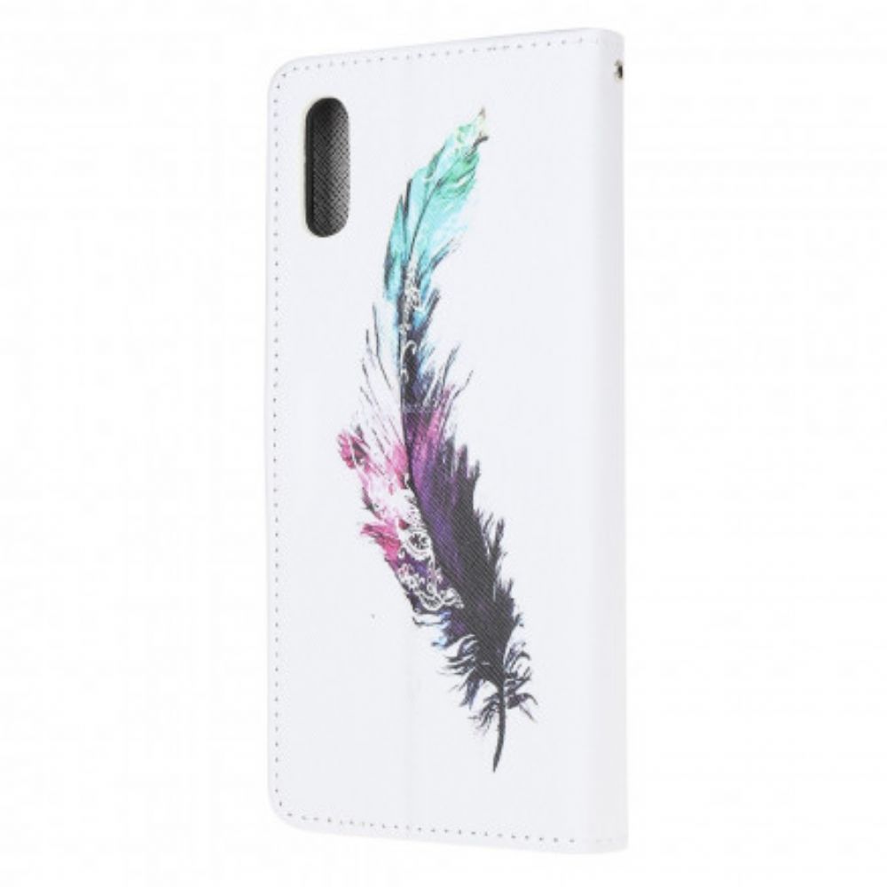 Folio-hoesje voor Samsung Galaxy XCover 5 Met Ketting Thong Veer