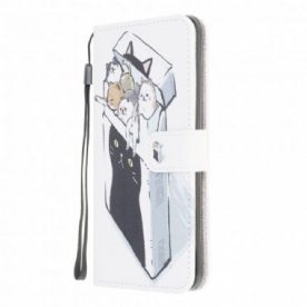 Folio-hoesje voor Samsung Galaxy XCover 5 Met Ketting Zeespelen