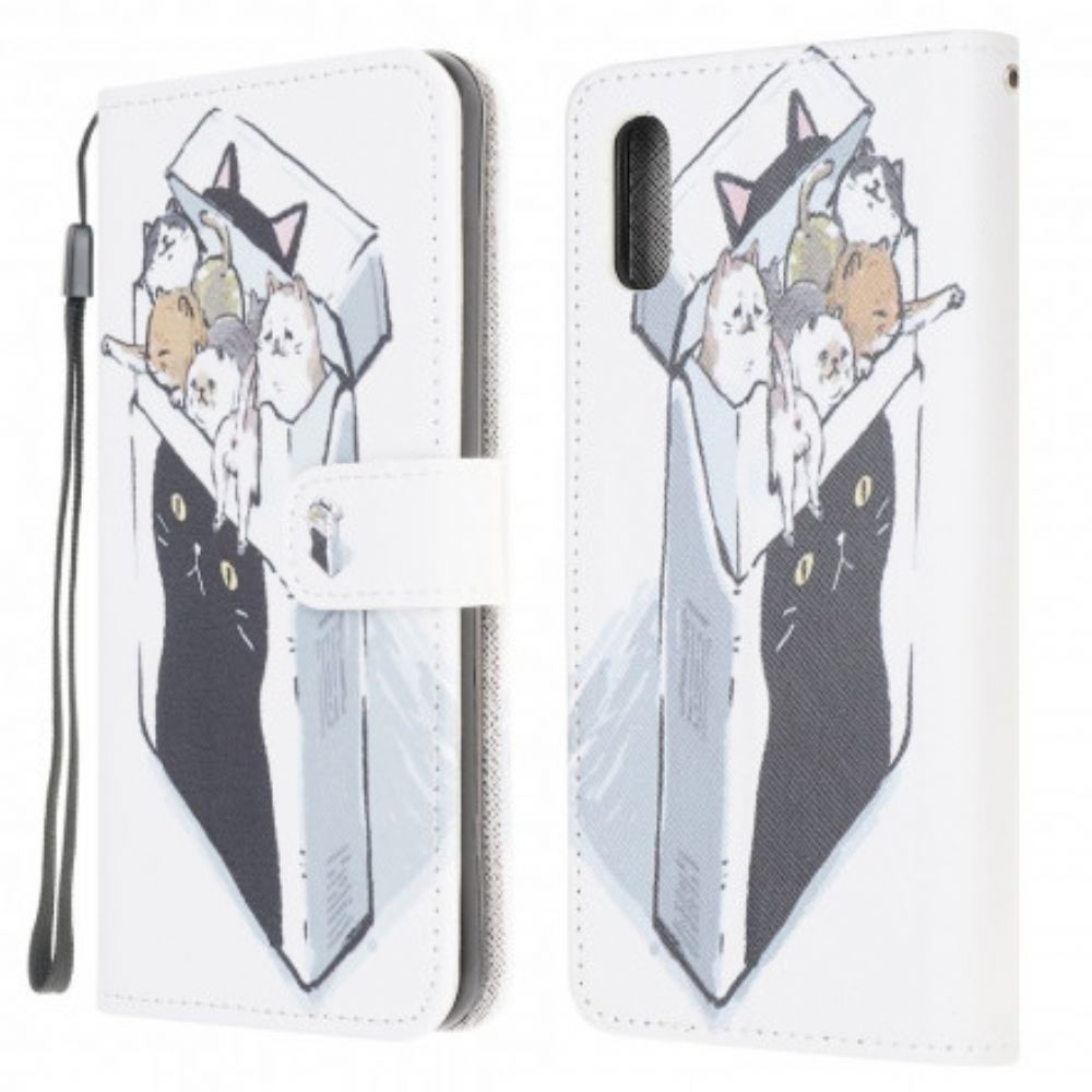 Folio-hoesje voor Samsung Galaxy XCover 5 Met Ketting Zeespelen