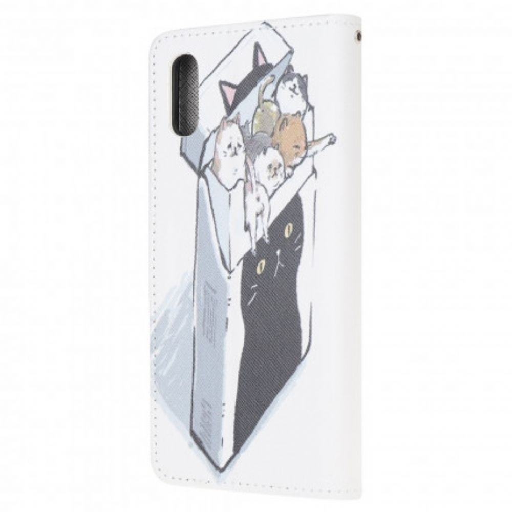 Folio-hoesje voor Samsung Galaxy XCover 5 Met Ketting Zeespelen