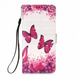 Folio-hoesje voor Samsung Galaxy XCover 5 Rode Vlinders