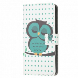 Folio-hoesje voor Samsung Galaxy XCover 5 Slapende Uil