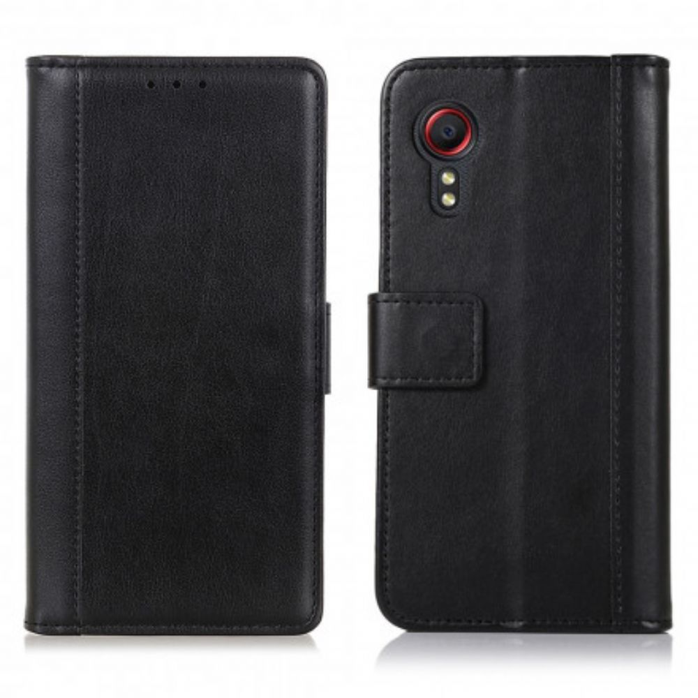 Folio-hoesje voor Samsung Galaxy XCover 5 Stijl Leer Elegantie