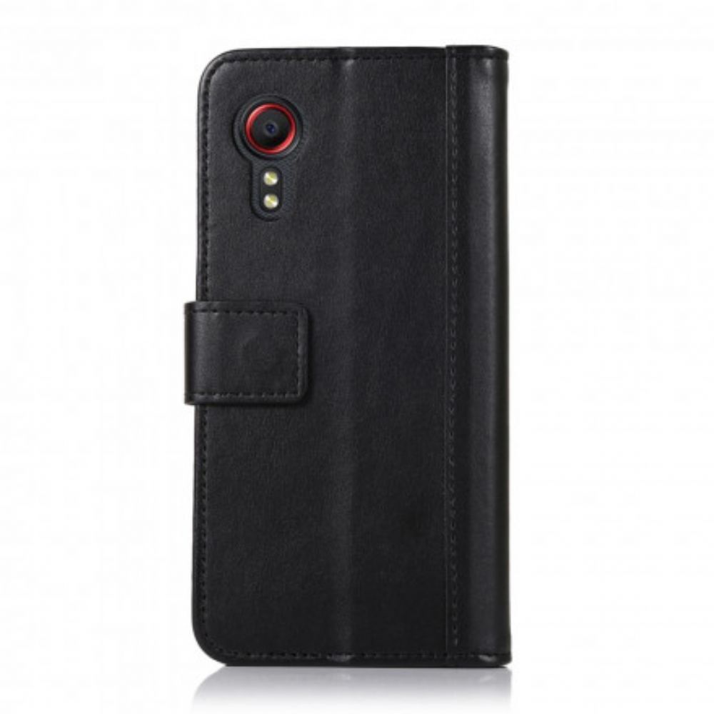 Folio-hoesje voor Samsung Galaxy XCover 5 Stijl Leer Elegantie