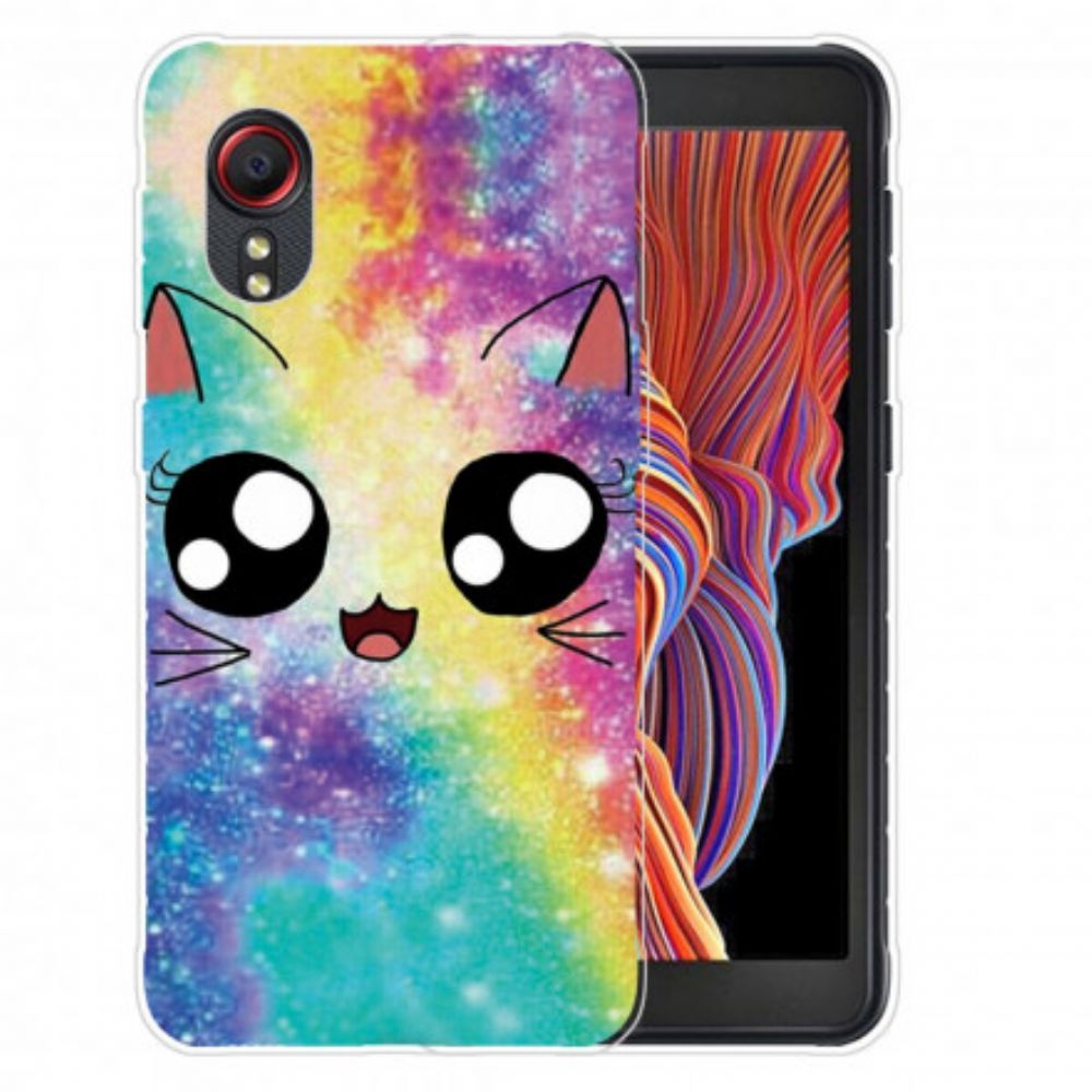 Hoesje voor Samsung Galaxy XCover 5 Cartoon Kat