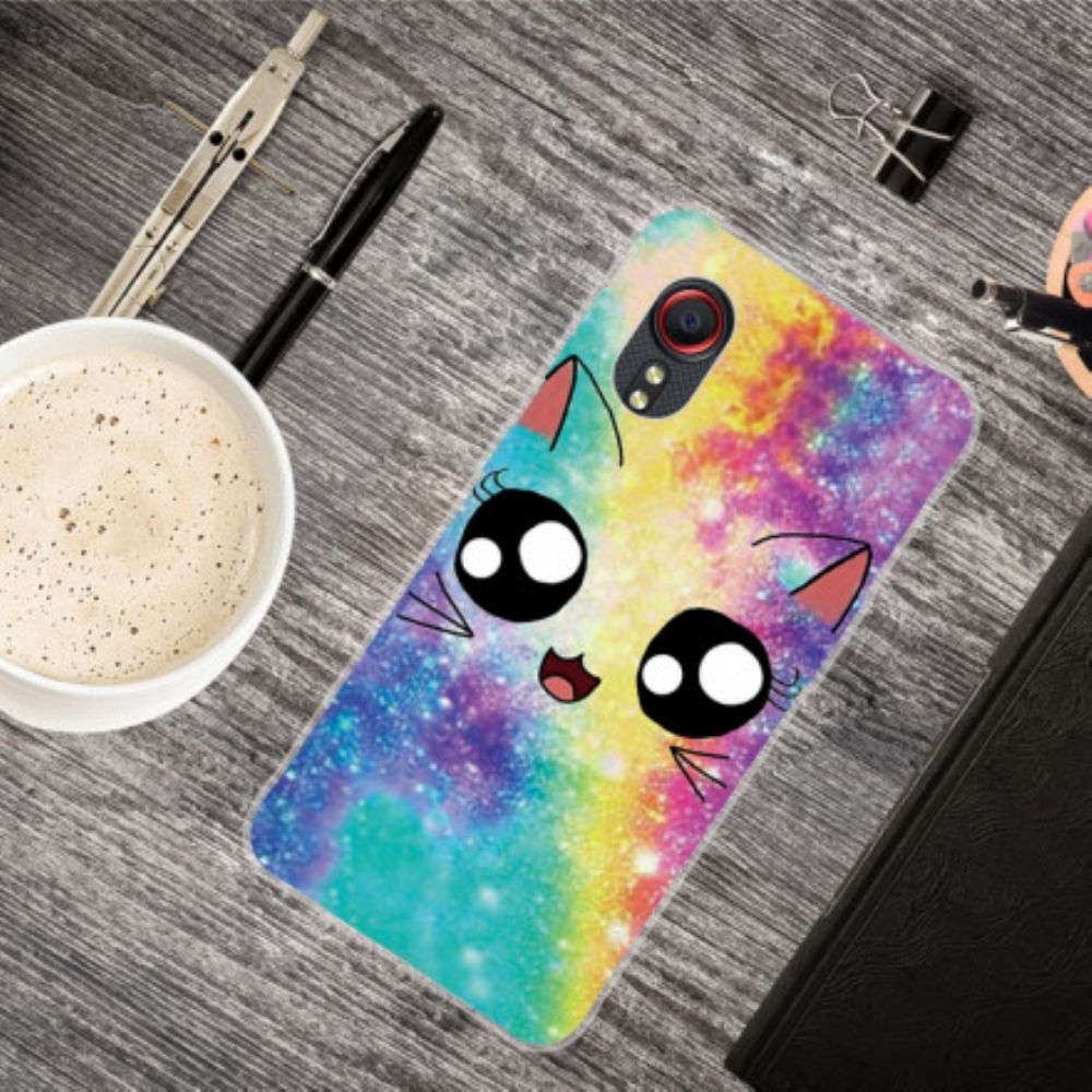 Hoesje voor Samsung Galaxy XCover 5 Cartoon Kat