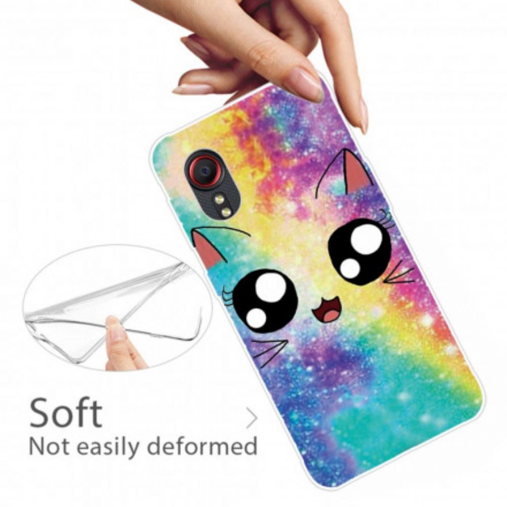 Hoesje voor Samsung Galaxy XCover 5 Cartoon Kat