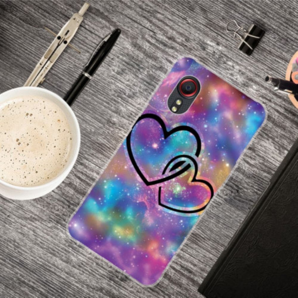 Hoesje voor Samsung Galaxy XCover 5 Geketende Harten