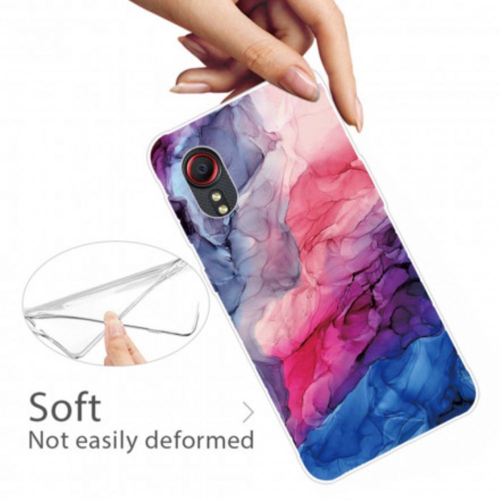 Hoesje voor Samsung Galaxy XCover 5 Gekleurd Marmer