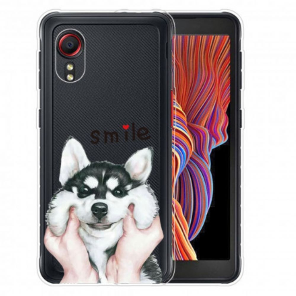 Hoesje voor Samsung Galaxy XCover 5 Glimlach Hond