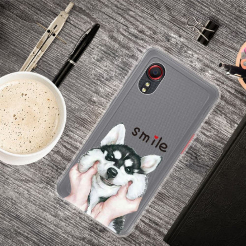 Hoesje voor Samsung Galaxy XCover 5 Glimlach Hond