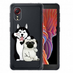 Hoesje voor Samsung Galaxy XCover 5 Grappige Honden