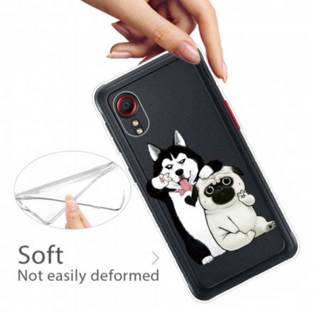 Hoesje voor Samsung Galaxy XCover 5 Grappige Honden