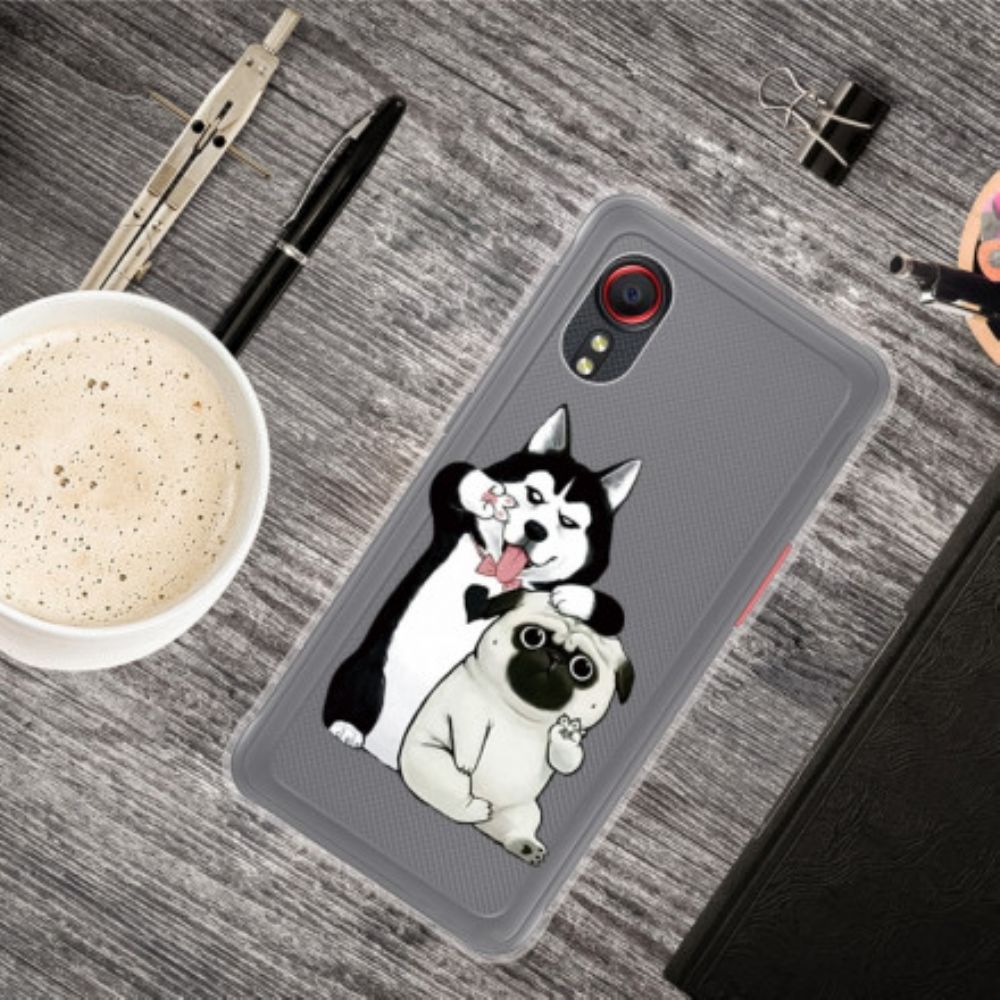 Hoesje voor Samsung Galaxy XCover 5 Grappige Honden