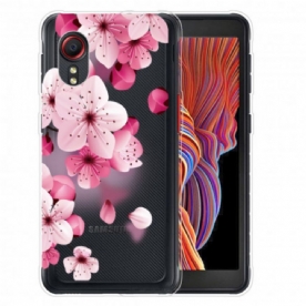 Hoesje voor Samsung Galaxy XCover 5 Kleine Roze Bloemen