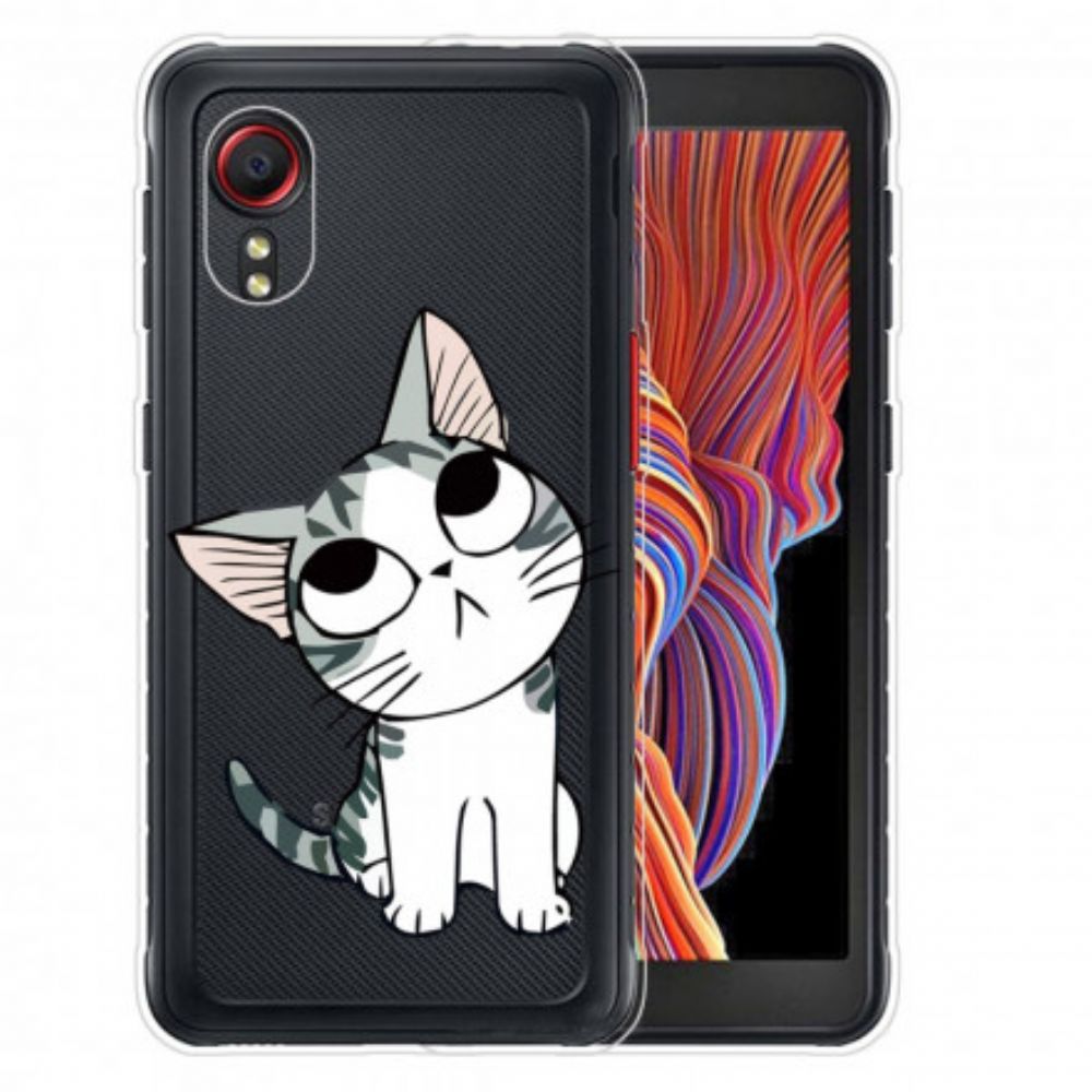 Hoesje voor Samsung Galaxy XCover 5 Lieve Kat