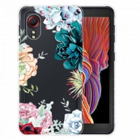 Hoesje voor Samsung Galaxy XCover 5 Naadloze Aquarelbloemen