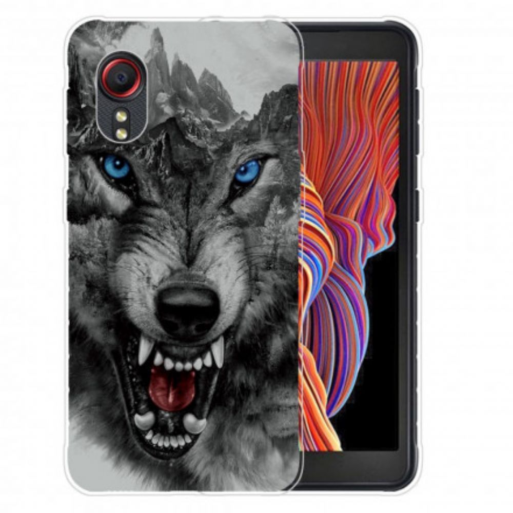 Hoesje voor Samsung Galaxy XCover 5 Sublieme Wolf