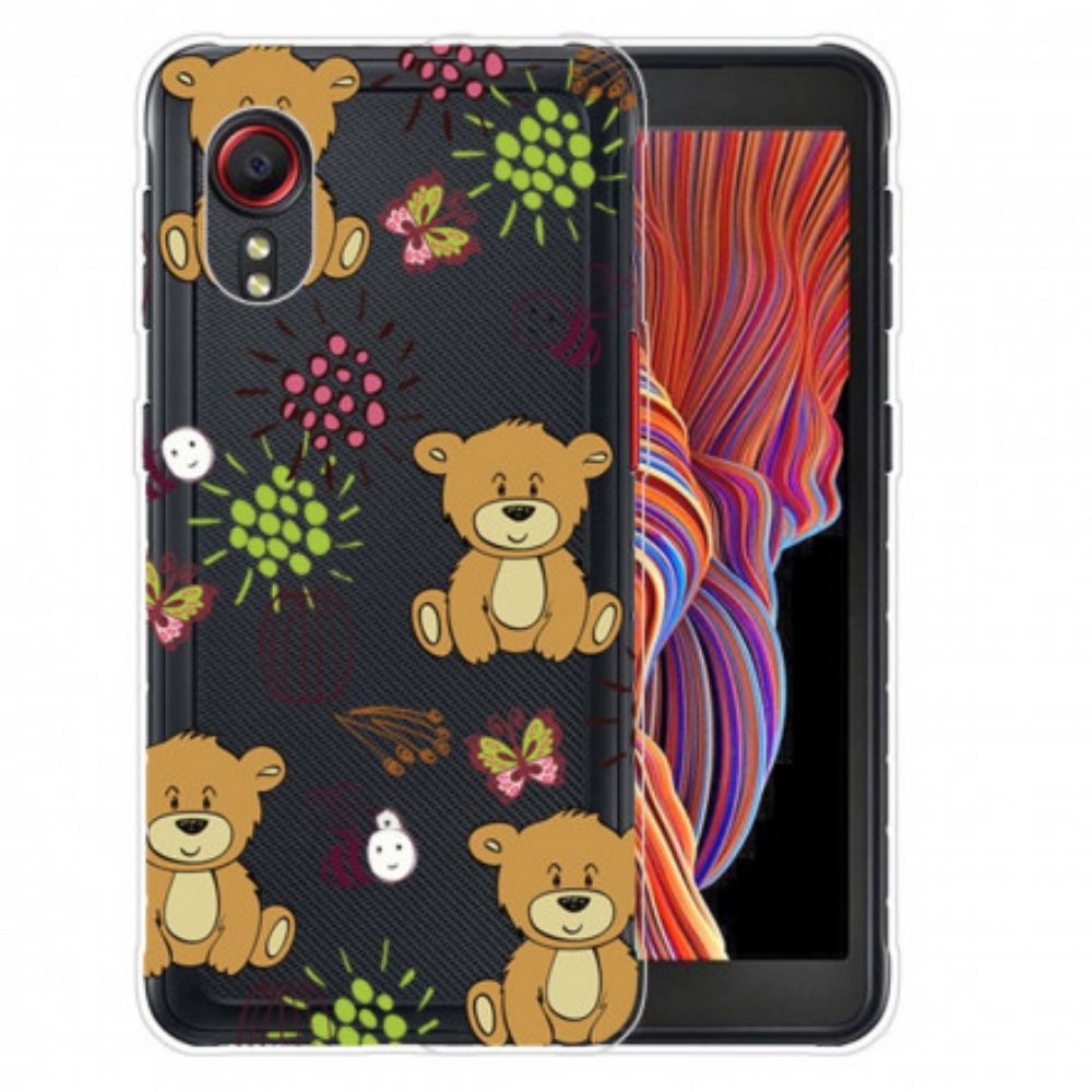 Hoesje voor Samsung Galaxy XCover 5 Teddyberen Top