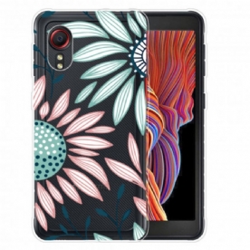 Hoesje voor Samsung Galaxy XCover 5 Transparante Één Bloem