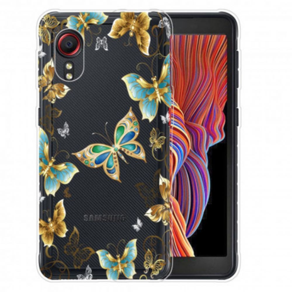 Hoesje voor Samsung Galaxy XCover 5 Vliegende Vlinders