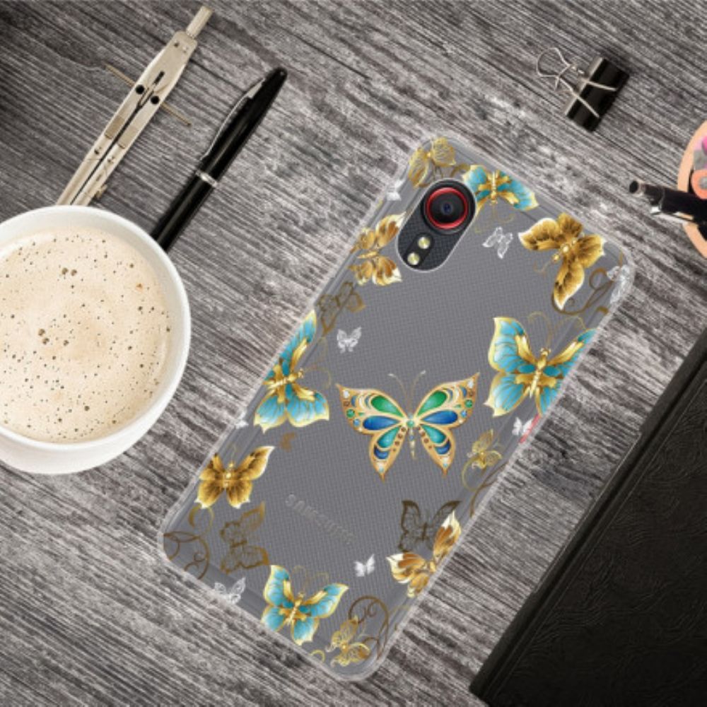 Hoesje voor Samsung Galaxy XCover 5 Vliegende Vlinders